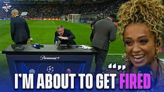 CHAOS Thierry Micah & Carra cant believe what Kate Abdo said    UCL Today  CBS Sports Golazo