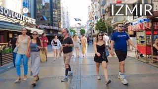 Street Vibe in İzmirs City Center 4K Walking Tour June 2024