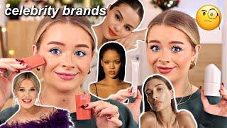 Testing CELEBRITY BEAUTY BRANDS...  My honest thoughts on these products..