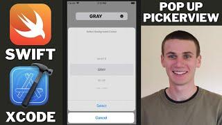 Pop Up Picker View Swift Xcode Tutorial - UIPickerView inside Alert Dialog