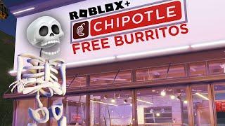 HOW TO GET A FREE CHIPOTLE BURRITO Playing ROBLOX