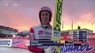 Skifliegen Vikersund 2017 NEUER WELTREKORD STEFAN KRAFT SPRUNG 2535 METER 