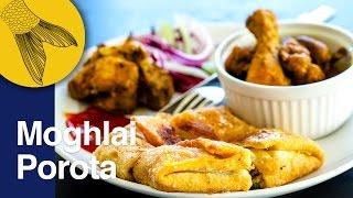 Mughlai Paratha  How to make Bengali Moglai Porota  Moglai Porota Recipe Bangla