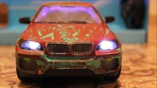 BMW X6 уродство Тюнинг свет перекраска.