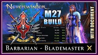 NEW Barbarian Damage Build with MAX Stats 90% Versatile Setups for All Content - Neverwinter M27