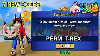 *NEW* ALL WORKING CODES FOR BLOX FRUITS 2024 JUNE ROBLOX BLOX FRUITS CODES FOR PERMANENT T-REX