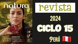 Catálogo ciclo 15  revista C-15  Perú 2024 