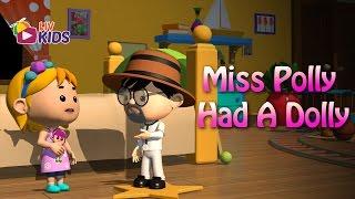 Miss Polly Had a Dolly with Lyrics  LIV Kids Nursery Rhymes and Songs  HD