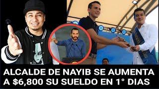 Alcalde de Nayib Bukele se aumenta el sueldo a $6800 porque siente que ganaba muy poco