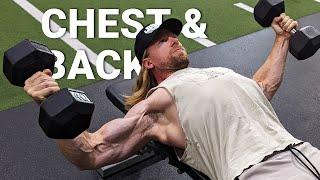 CHEST & BACK WORKOUT ️ Buff Dudes Home Gym Plan Stage 4 Day 2