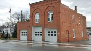 The town of Shelby Ohio old buildingshouses.