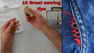 15 Great sewing tips