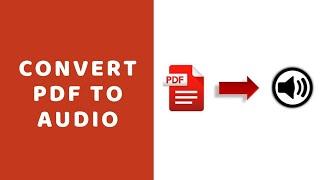 Convert PDF to Audio File