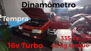 Tempra Turbo 16v no dinamômetro
