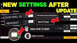 NEW SETTINGS AFTER UPDATE  FREE FIRE NEW SETTINGS  FREE FIRE SETTING