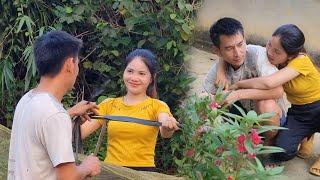 Thênh and Minh happily started building a new life for the future. Take care of ducks and pigs.