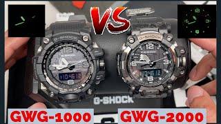 G-Shock Mudmaster GWG1000 VS NEW GWG2000 comparison and difference and more GWG-1000 GWG-2000