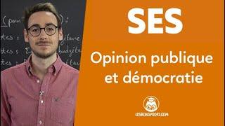 Opinion publique et démocratie - SES - Première - Les Bons Profs