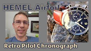 Hemel Airfoil Retro Mechanical Pilot Chronograph