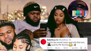 RUBI ROSE CLAIMS DRUSKI PAID HER TO FAKE A RELATIONSHIP WITH HIM…