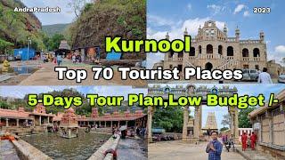 Karnool Tour Plan  Top 70 Tourist Places  Low Budget  AndhraPradesh  Evr Travel Vlogs