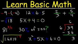 Math Videos  How To Learn Basic Arithmetic Fast - Online Tutorial Lessons