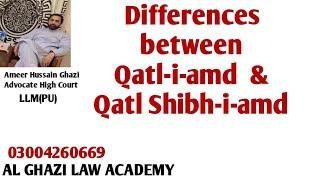 Differences Between Qatl-i-Amd and Qatl Shibh-i-amd
