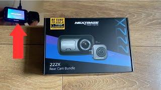 Nextbase 222X Dash Cam Duo Front & Rear Unboxing Installation Setup