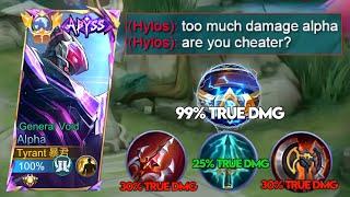 GLOBAL ALPHA UNLIMITED TRUE DAMAGE BUILD 2024 must try