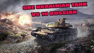 Ukraine Russia War Close Combat and Destruction of Russian Tanks.