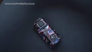 Tesla Invader 23 wrap application video by Zapwrapz not a review