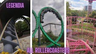 Legendia - Poland  All Rollercoaster 2022 Onride