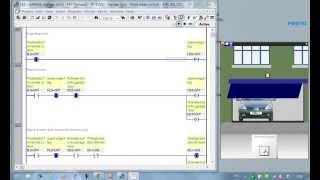 PLC programming EasyVeep - Garage door - Pulse-edge control