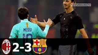 AC Milan vs FC Barcelona 2-3 All Goals and Highlights with English Commentary UCL 2011-12 HD 720p