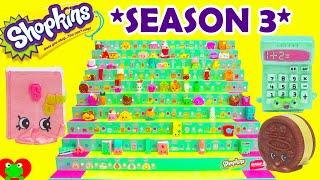 Shopkins Season 3 Opening of 6 12 Packs on Shopkins Case