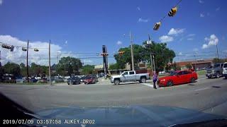 Warning Graphic Video Woman hit by driver at Oak Hill SH 71 crosswalk