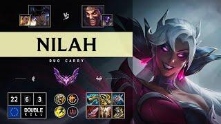 Nilah ADC vs Draven Legendary - EUW Master Patch 14.15