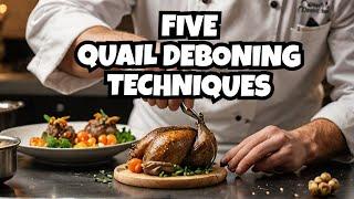 How To Debone Quail Five  Ways Mastering The Techniques of Fine Cooking