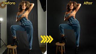 How To Clean Backdrop  Background in Photoshop