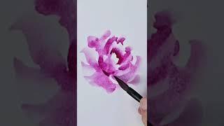 #shorts how to paint a peony