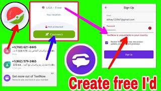 How to create & use TextNow unlimited account  textnow signups problem solve updates version 2024