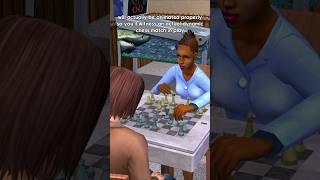 The Chess Animation Detail in The Sims 2 thats not in Sims 3 and Sims 4 #sims #sims2 #sims4