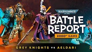 Meta Monday Aeldari vs Grey Knights — Warhammer 10th Edition 40K 2000 point Battle Report