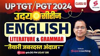 English Class For UP TGT PGT 2024  UP TGT PGT English Literature Classes  Uday Sir