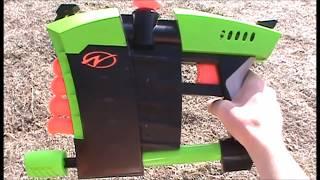 Vintage Review  Nerf Power Nerf Blast Fire DX500 Fires 5 darts at once