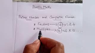 How to find the Prime number  Composite Number  Using their  Factors in Tamil  RRB  SSC  Tnpsc