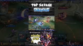 Thamuz Savage  1 vs 5 Barbar Banget - Form Subscriber #ranitsgaming #savagemlbb #mlbb