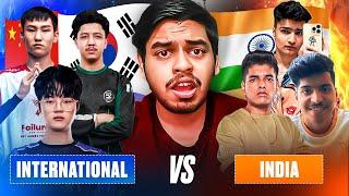 INTERNATIONAL PRO vs INDIAN PRO PLAYER 1vs4 CLUTCH  BEST Moments in PUBG Mobile