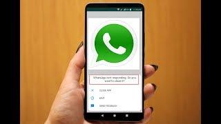 How to Fix WhatsApp is Not Responding Unfortunately WhatsApp has stopped working