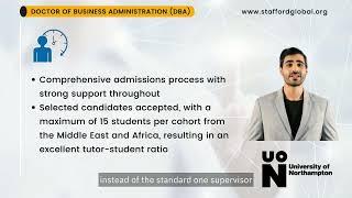 University of Northampton DBA – Doctor of Business Administration Part-time